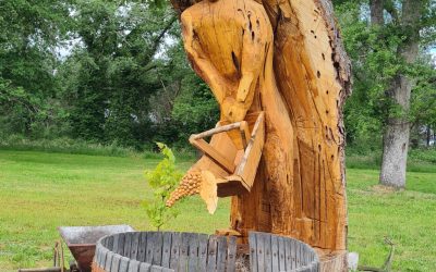 Sculpture à la tronçonneuse